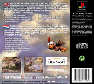 Moorhen 3 - Chicken Chase (ES - IT) box cover back